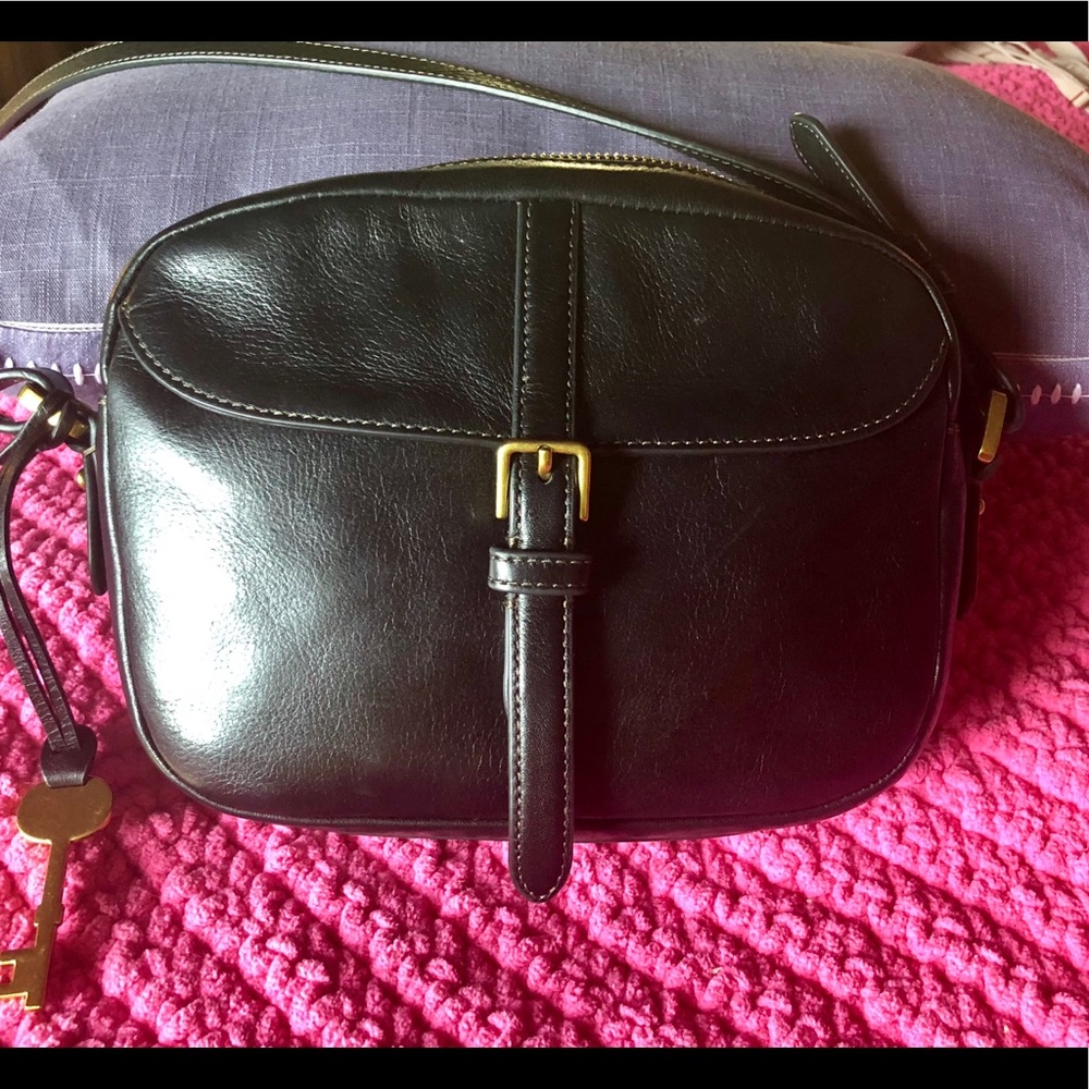 Fossil leather Crossbody bag